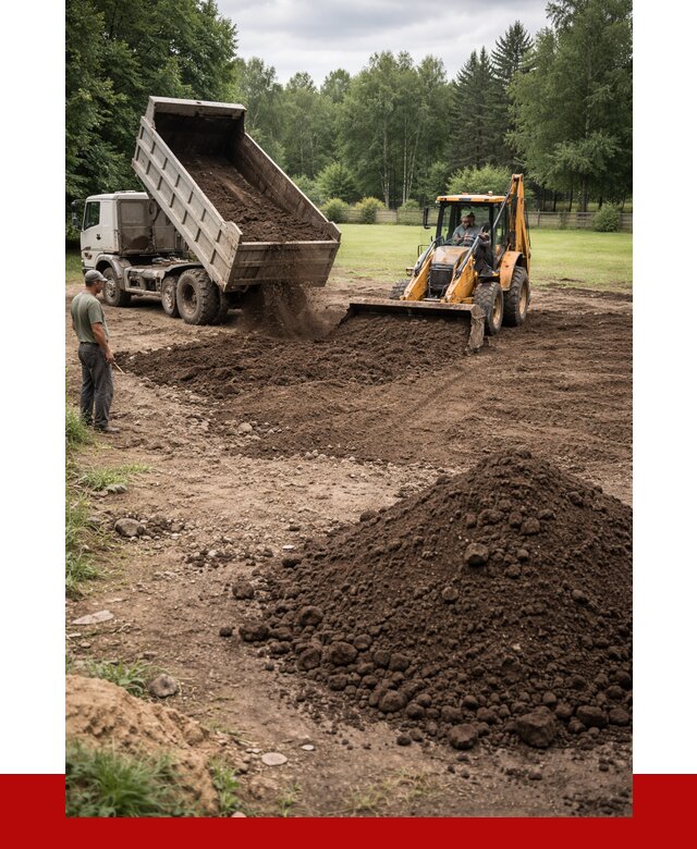 Грунт для выравнивания участка в Дубне от 1225 р. | ПРОНЕРУДДбн
