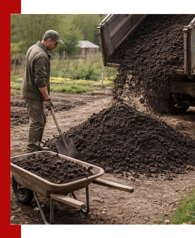 Доставка качественной земли для огорода в Дубне