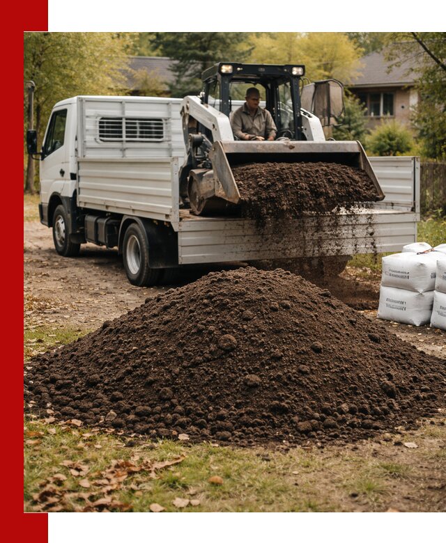 Доставка садовой земли в больших объёмах в Дубне