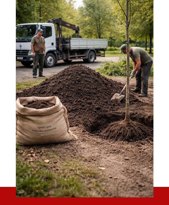 Грунт для посадки деревьев в Дубне от 1225 р. | ПРОНЕРУДДбн