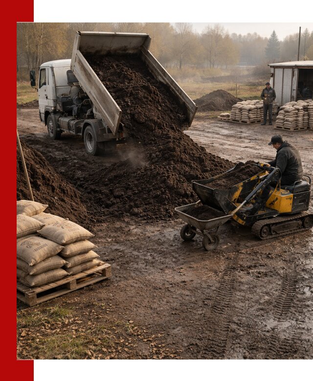 Кислый торф в доставке по выгодным ценам в Дубне