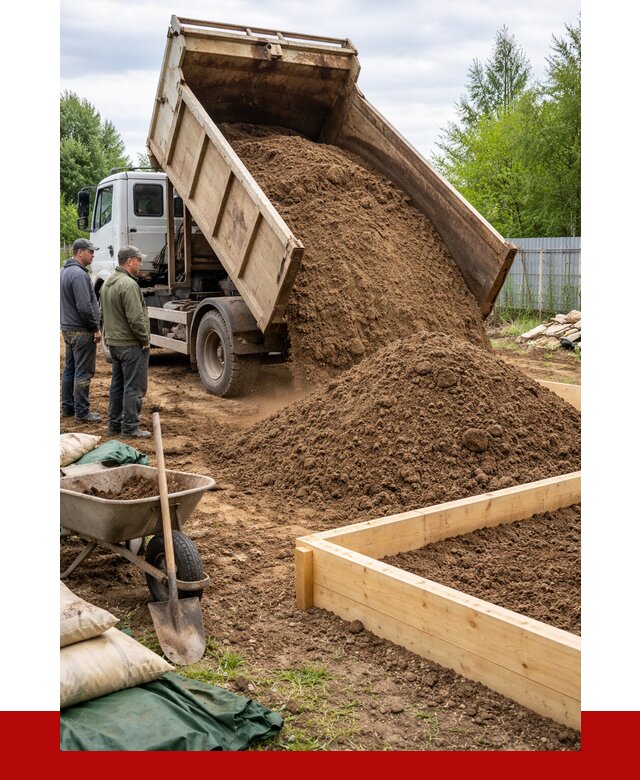 Торфо песчаная смесь в Дубне с доставкой от 1889 р. | ПРОНЕРУДДбн
