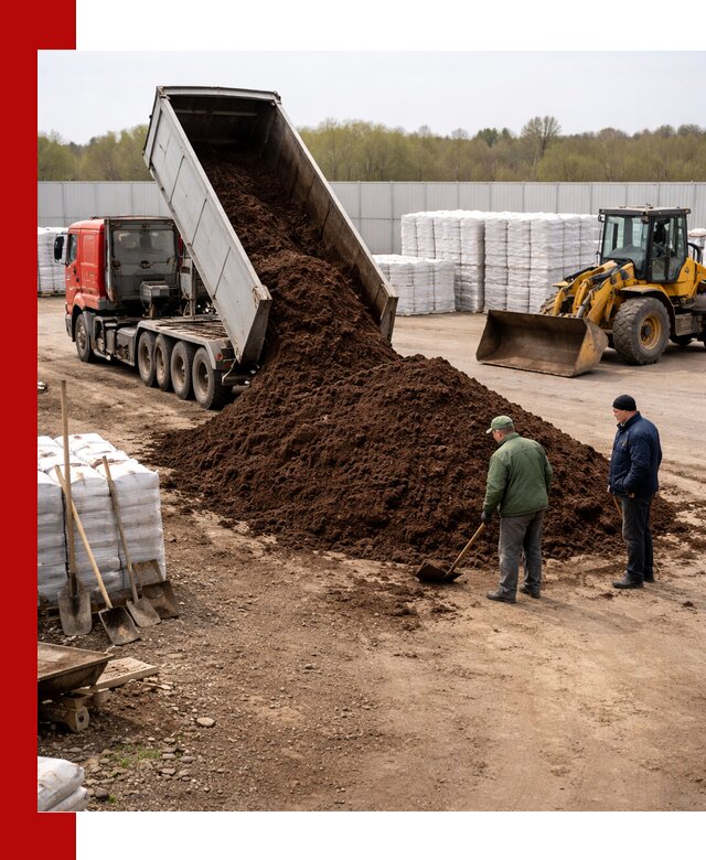 Доставка торфяных смесей оптом и в розницу в Дубне