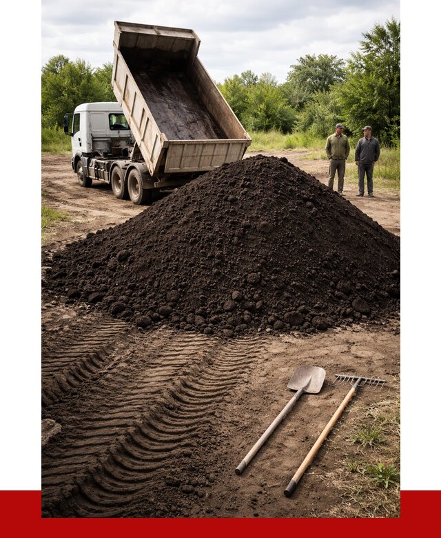 Купить чернозем навалом в Дубне от 1225 р. за куб | ПРОНЕРУДДбн