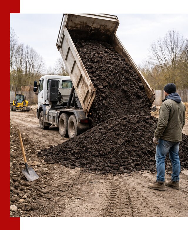 Доставка чернозема навалом в Дубне быстро и выгодно