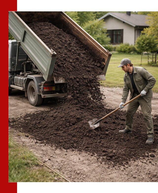 Чернозем для газона с доставкой в Дубне быстро и качественно