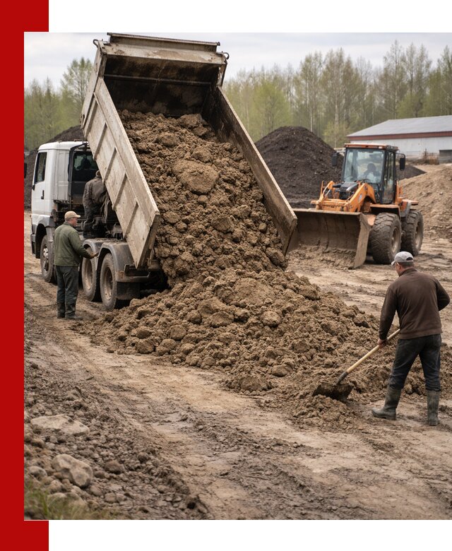 Доставка глин и суглинков в Дубне оптом и вкрай