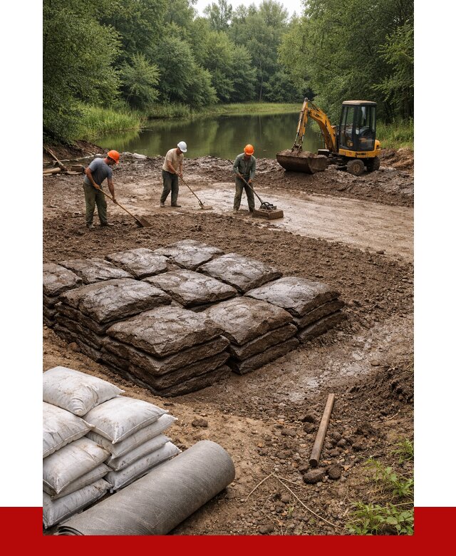 Купить глину для пруда в Дубне от 4594 р. с доставкой | ПРОНЕРУДДбн