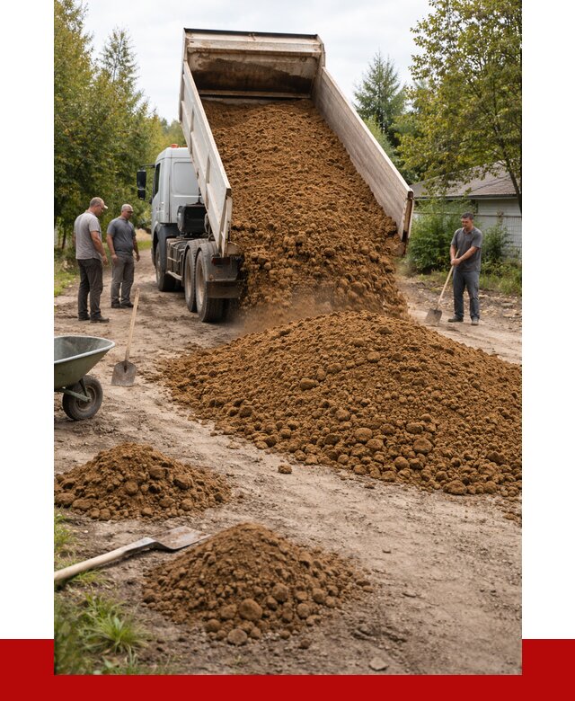 Купить суглинок с доставкой в Дубне от 2552 р. за куб | ПРОНЕРУДДбн