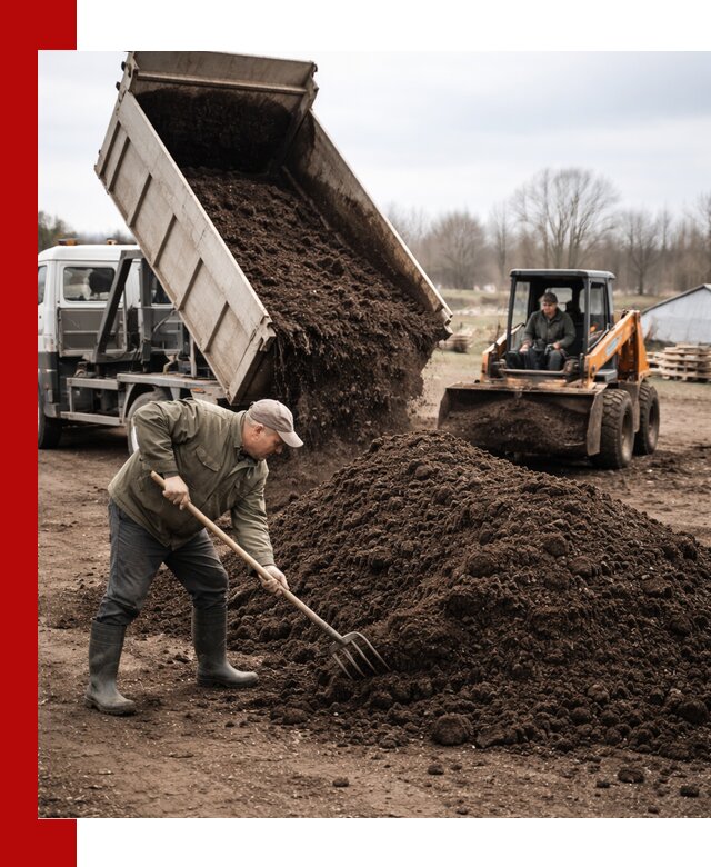 Доставка и продажа перегноя в Дубне быстро и дешево