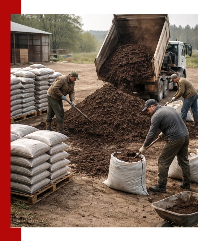 Доставка компоста оптом и в розницу в Дубне