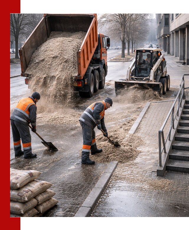 Поставка противогололедных материалов в Дубне