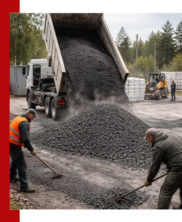 Доставка и продажа асфальтного гранулята в Дубне