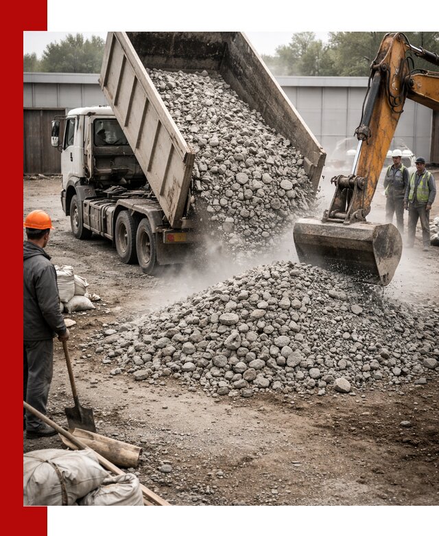 Доставка дробленого бетона в Дубне оптом и в розницу