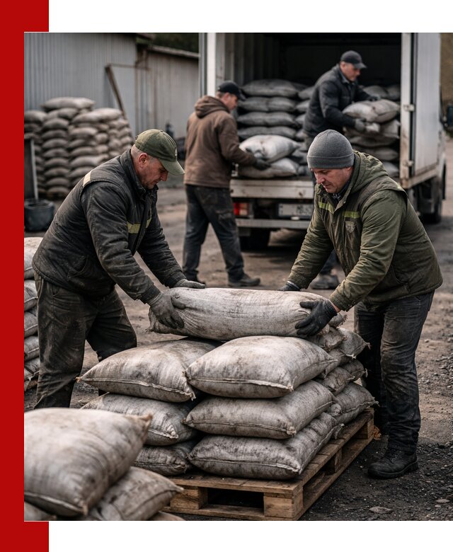 Доставка угля в мешках по выгодным ценам в Дубне