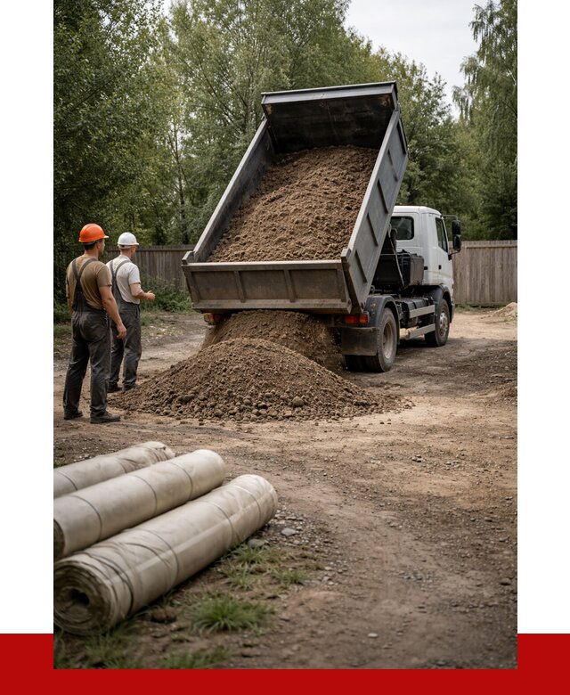 Доставка сыпучих материалов самосвалом в [cvi] от 4288 р. | ПРОНЕРУДДбн