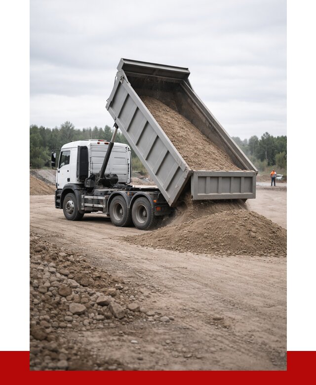 Доставка самосвалом 15 кубов в Дубне от 6636 руб. | ПРОНЕРУДДбн