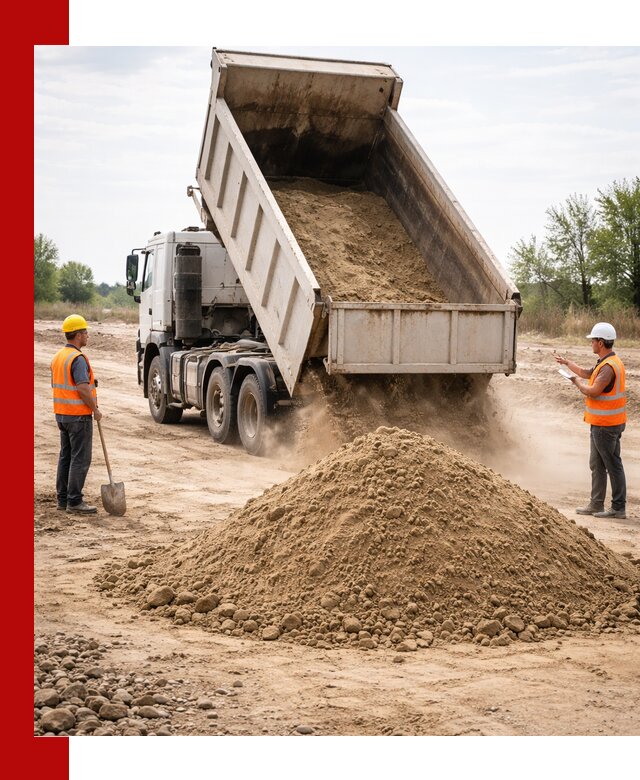 Доставка самосвалом 15 кубов в Дубне за город и по городу