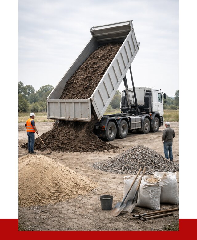 Доставка самосвалом 30 кубов в Дубне от 8678 р. | ПРОНЕРУДДбн