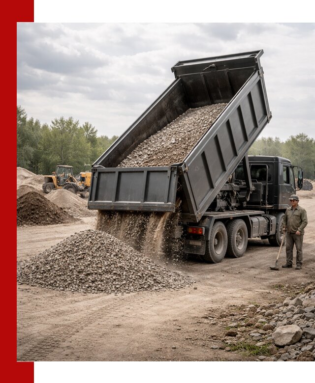 Доставка самосвалом 30 м3 по выгодным ценам в Дубне