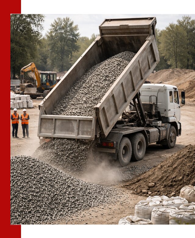 Аренда самосвала в Дубне для доставки сыпучих и нерудных материалов