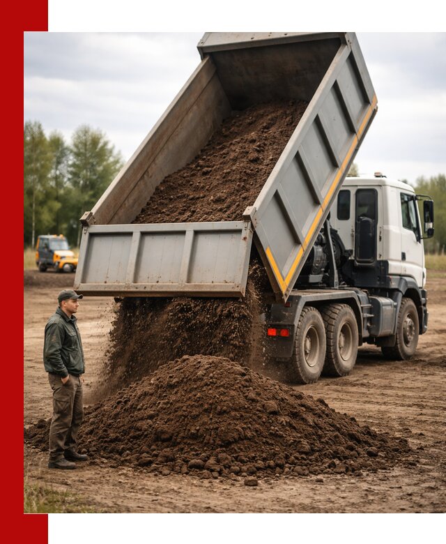 Аренда самосвала с водителем в Дубне для сыпучих грузов и навоза