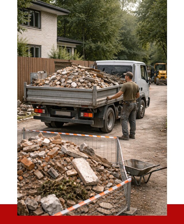 Вывоз строительного мусора с погрузкой в Дубне от 7657 р | ПРОНЕРУДДбн