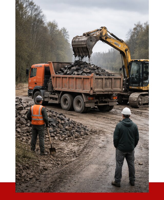 Вывоз асфальта в Дубне от 4594 р. самосвалом ПРОНЕРУДДбн