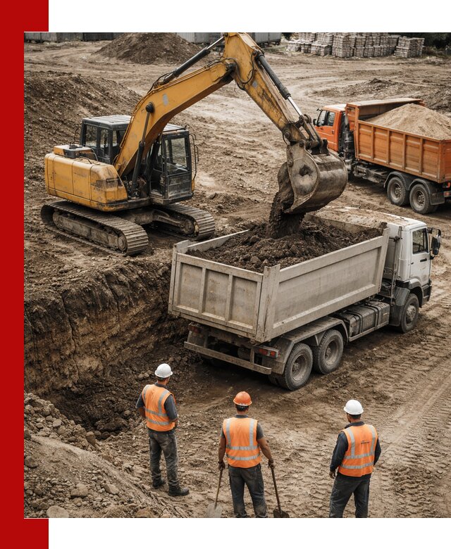 Разработка грунта для строительства и благоустройства в Дубне