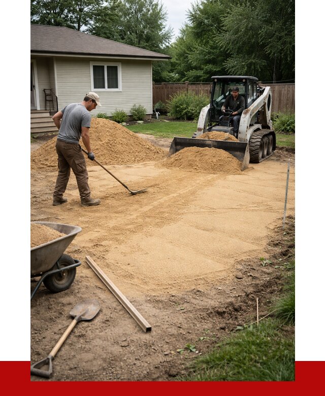 Отсыпка участка песком в Дубне, от 2552 р., ПРОНЕРУДДбн