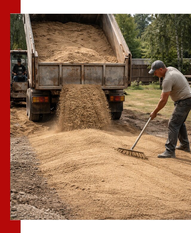 Отсыпка участка песком в Дубне быстро и качественно