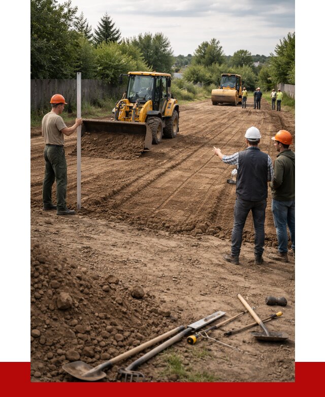 Планировка участка грунтом в Дубне от 4594 р ПРОНЕРУДДбн