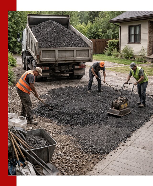Асфальтовая крошка для двора с доставкой в Дубне